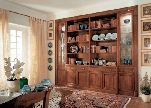 Wall frame made of solid cherry and walnut Galileo, Bamax