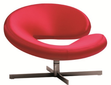 A chair on metal base, Nuage - Roche Bobois