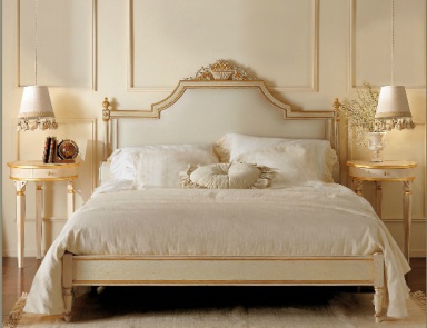 Double bed wooden frame, Giusti Portos