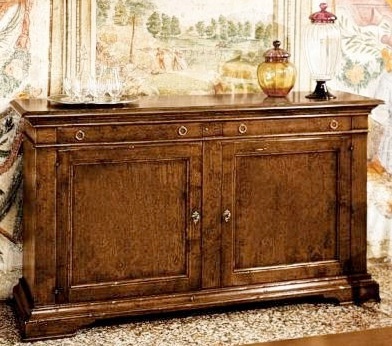 Sideboard in solid walnut, Moletta Mobili