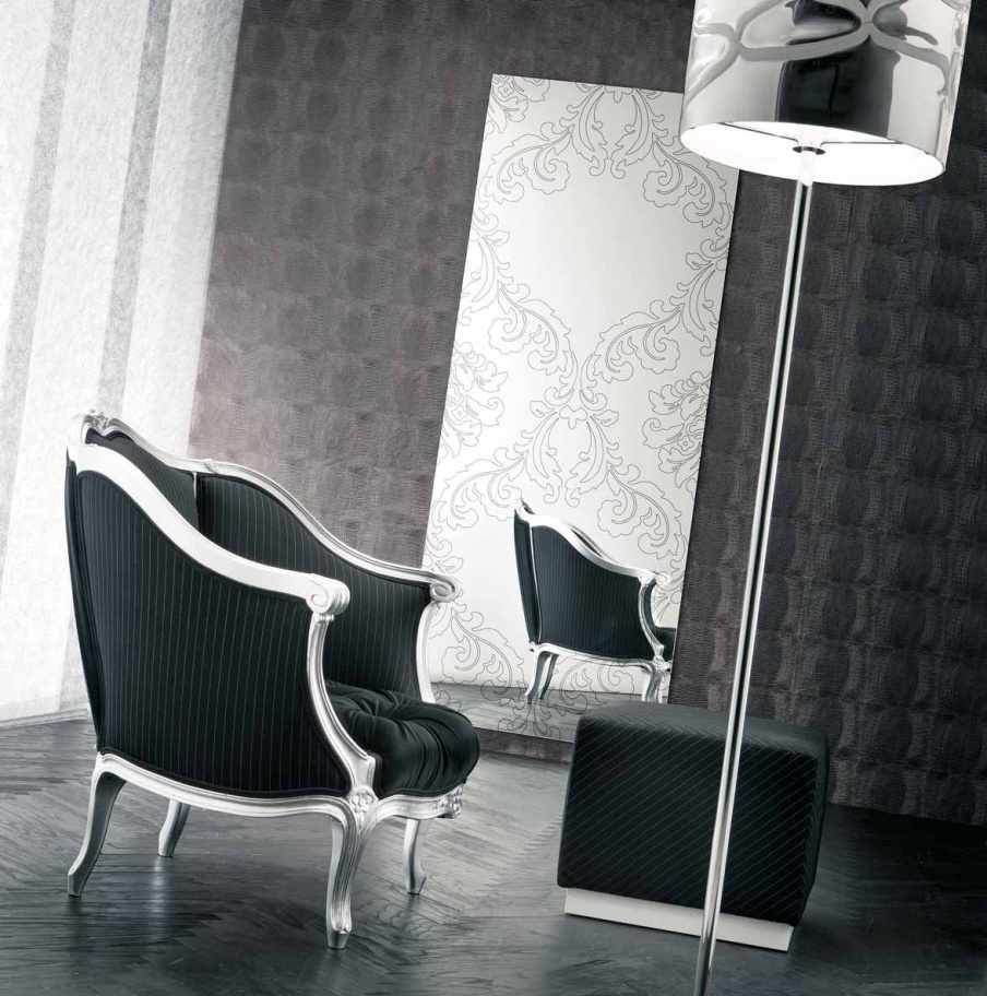 Armchair with pouf, Pacini & Cappellini