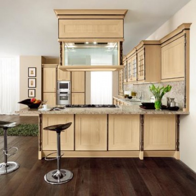 Kitchen (kitchen set) Rovere Champagne