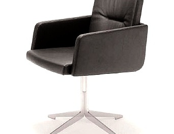 A chair on metal base, Rolf Benz