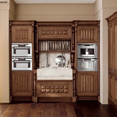 Kitchen (kitchen set) Rovere Tabacco