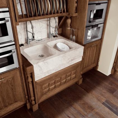 Kitchen (kitchen set) Rovere Tabacco