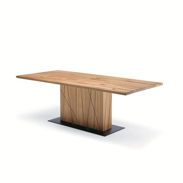 Dining table with metal base Rolf Benz