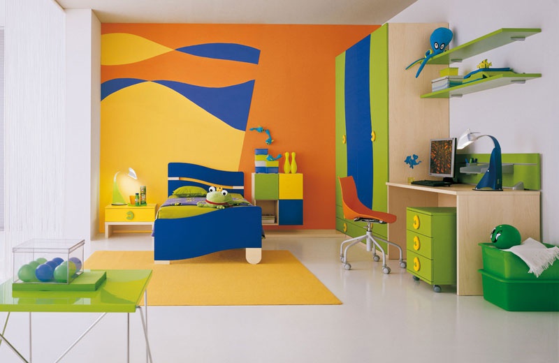 Wall children of chipboard and melamine, Julia Arredamenti