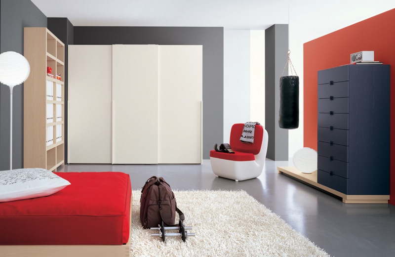 Wall children of chipboard and melamine, Julia Arredamenti