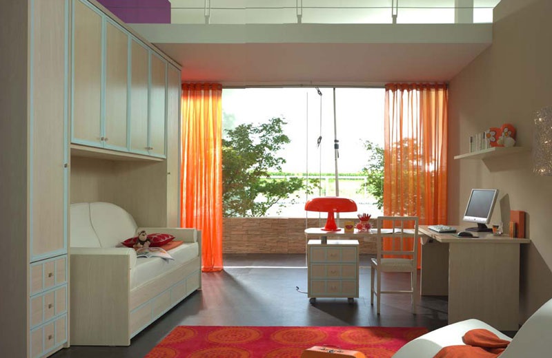 Wall children of chipboard and melamine, Julia Arredamenti