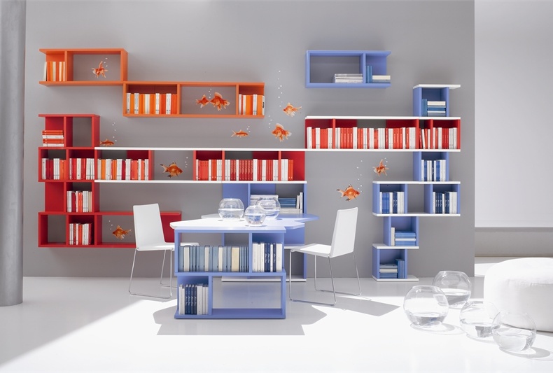 Wall children of chipboard and melamine, Julia Arredamenti