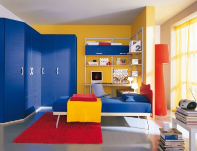 Wall children of chipboard and melamine, Julia Arredamenti