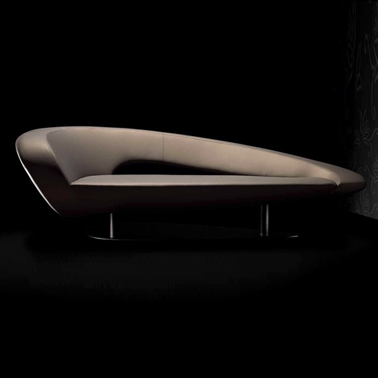 Sofa with metal legs, Speed Up Roche Bobois