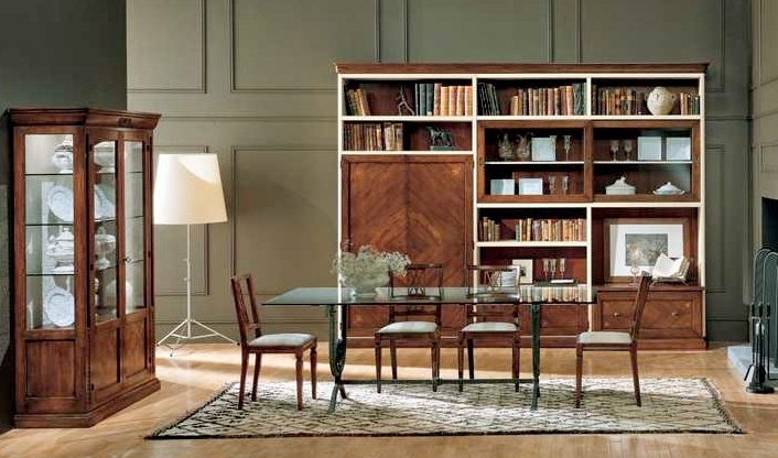 Wall frame made of solid cherry and walnut Leonardo, Bamax