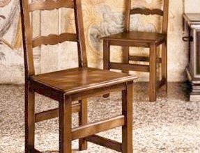 A chair on a frame of solid walnut A835, Moletta Mobili
