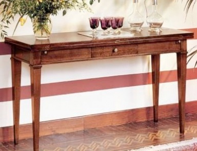 Console-transformer with housing made of solid walnut C745, Moletta Mobili