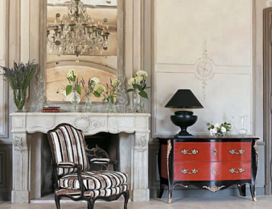 Chair with armrests, TSAR - Roche Bobois