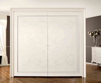 Wardrobe double on the frame of tamborito Botticelli, Benedetti