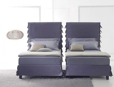 The HIGH WHITE bed, LETTO SINGOLO, Orizzonti