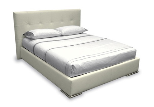 Double bed on low legs, Calligaris