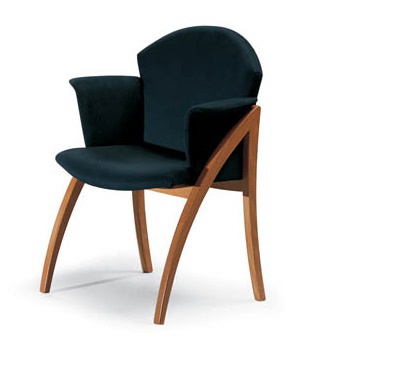 Chair with armrests, Calligaris