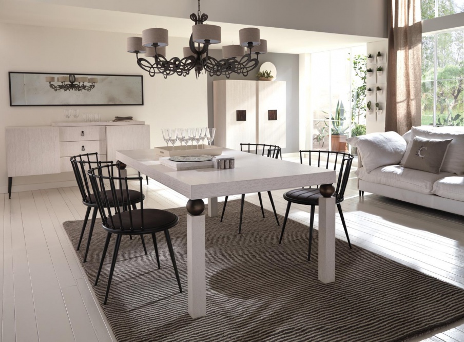 Chair on high legs Aurora iron back chair, Cantori