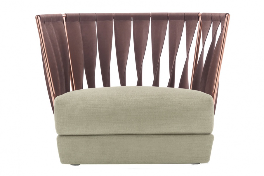 A chair with a high back armchair Twist, Cantori