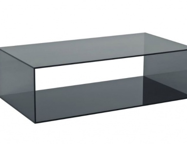 Coffee table made of glass Domino, EGO