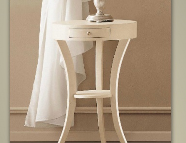 Small round table with drawers, Giusti Portos