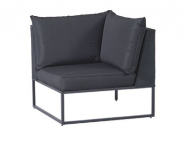 Chair in leather upholstery, Oliver B