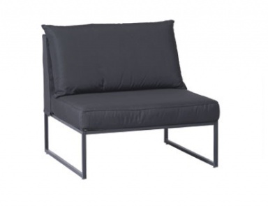 Chair in leather upholstery, Oliver B