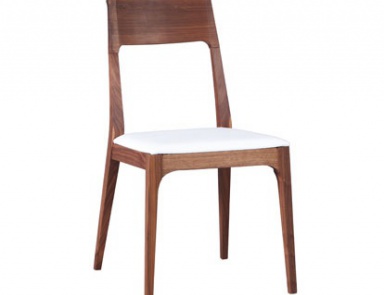 Chair in leather upholstery, Oliver B