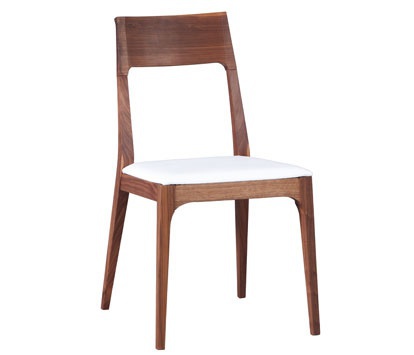 Chair in leather upholstery, Oliver B