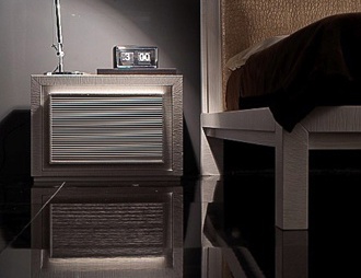 Nightstands bedside on a frame of solid wood or MDF Oasi, Benedetti