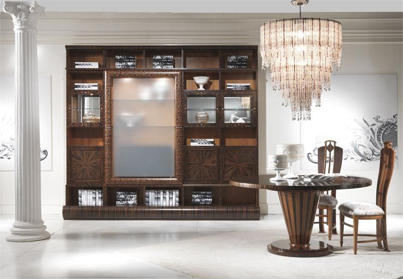 Bookcase with sliding doors, Carpanelli