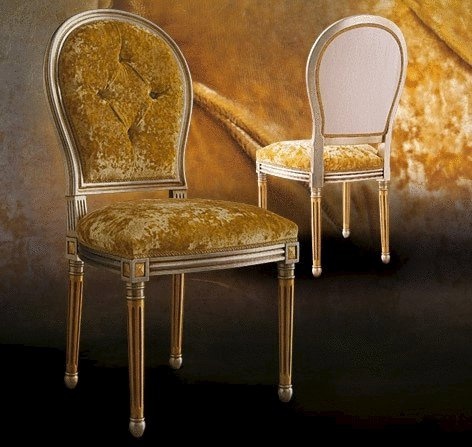 Chair with round backrest, Cenedese