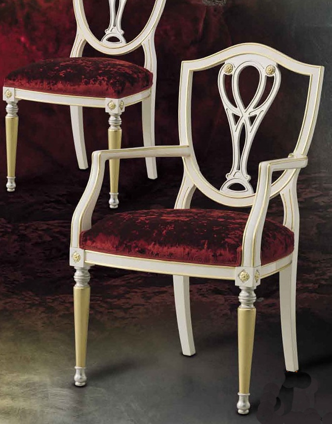 Chair with armrests, Cenedese