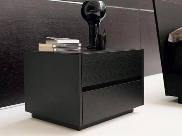 Bedside table bedside with drawers, Olivieri