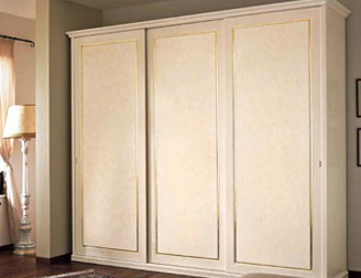 Wardrobe with sliding doors on the frame of tamborito Selene, Benedetti (furniture: wardrobe, Italy)