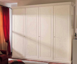 Wardrobe on the frame of tamborito Selene, Benedetti