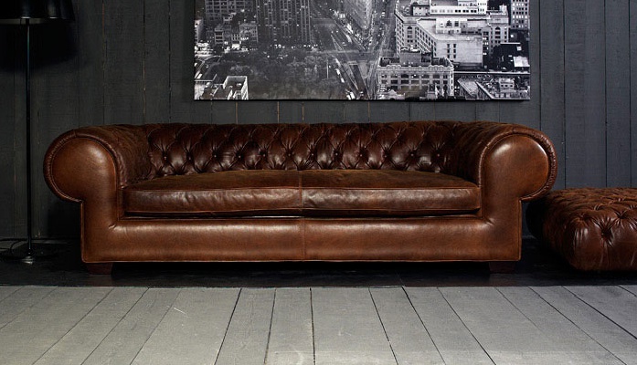 Two seater sofa with curved backrest, Contempo