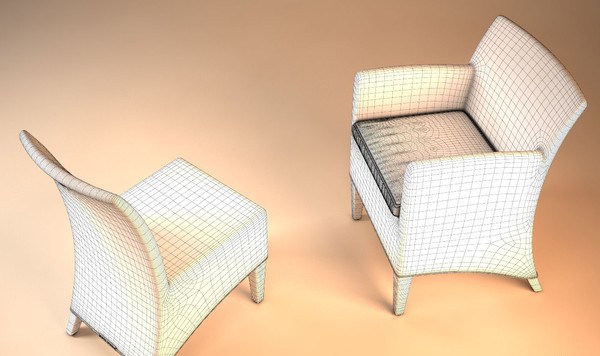 A chair with a hidden frame, Royal Botania