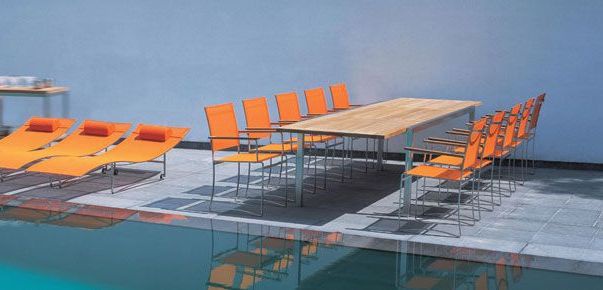 Dining set with metal frame, Royal Botania