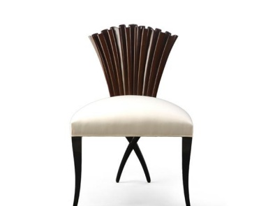 Chair with shaped backrest Cliche, Christopher Guy