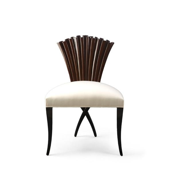 Chair with shaped backrest Cliche, Christopher Guy