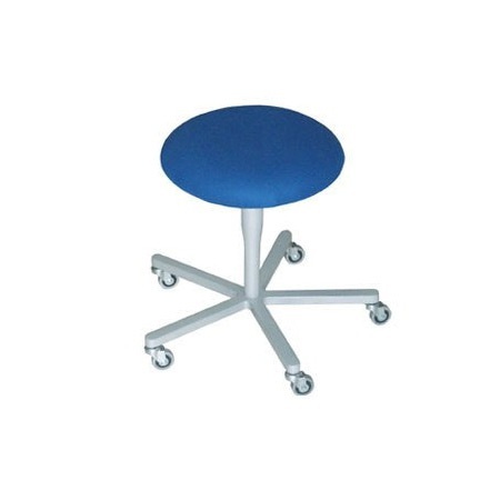 Stool with frame made of enamelled steel and seat in plywood and polyurethane foam Atlas, Alias 