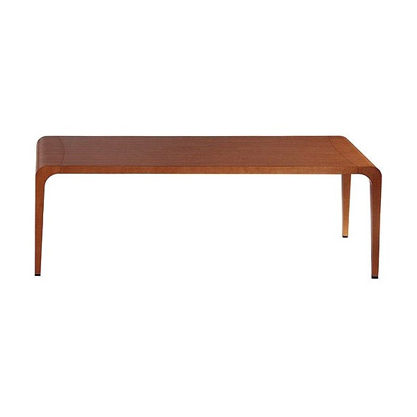 Table with rectangular top made of solid wood Ilvolo, Alias