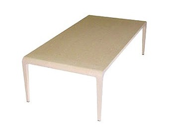 Table with a rectangular tabletop of solid maple or ash Ilvolo, Alias