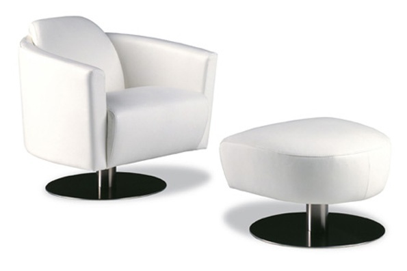 Armchair with Ottoman leg, Giga - Calia Italia