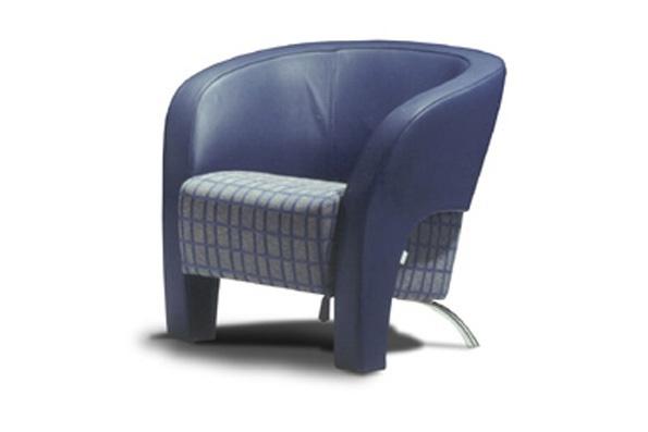 Armchair with a curved backrest, Chicca - Calia Italia