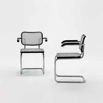 Chair with frame in chrome-plated steel Museum, Alivar 